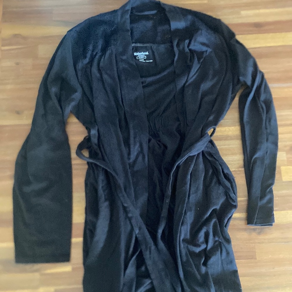 Motherhood Maternity black robe